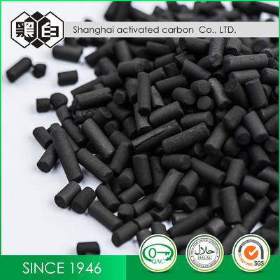 Charbon actif granulaire avec surface de 600-1100m2/g et résistance à l'abrasion NLT 90%, résistance de 90% pour le traitement des eaux usées